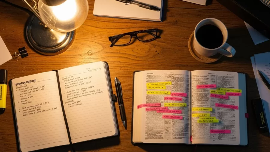 como fazer um esboço de pregação